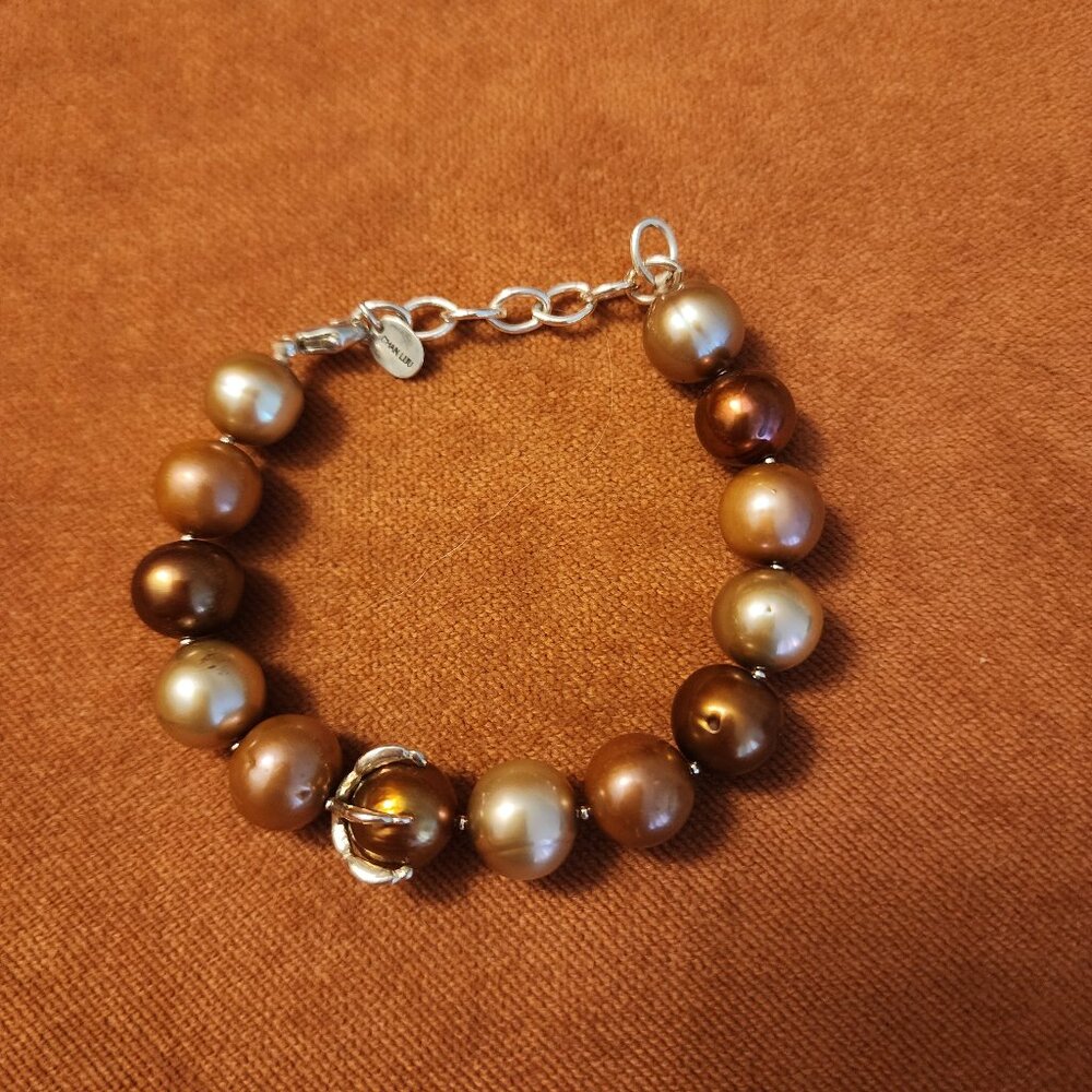 Chan Luu Lark Bracelet Champagne Pearl Mix